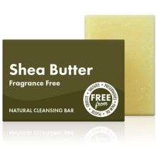 Factory Custom Natural Handmade Shea Butter Facial Cleansing Bar Soap